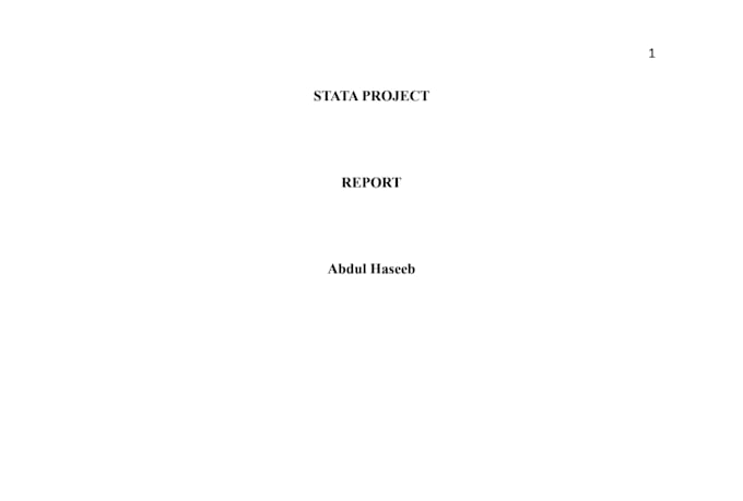 do statistical analysis and econometric modeling in stata